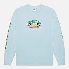 Мужской лонгслив RIPNDIP Nermrider Beach, цвет голубой