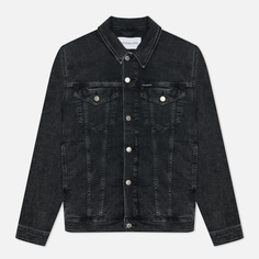 Мужская джинсовая куртка Calvin Klein Jeans Modern Essential Denim, цвет чёрный