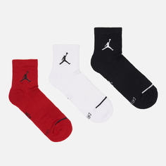 Комплект носков Jordan Jumpman Everyday Max Ankle 3-Pack, цвет комбинированный, размер 38-42 EU