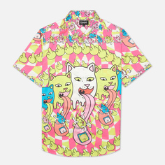 Мужская рубашка RIPNDIP Micro Nerm Button Up, цвет жёлтый