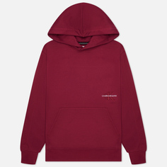 Мужская толстовка Calvin Klein Jeans Off Placed Iconic Hoodie, цвет фиолетовый