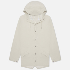 Мужская куртка дождевик Rains Jacket, цвет белый, размер XS-S