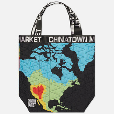 Сумка Chinatown Market Global Citizen Heat Map Tote, цвет чёрный