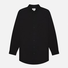 Мужская рубашка Y-3 Classic Chest Logo Button-Down, цвет чёрный