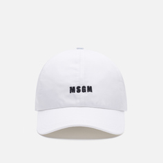 Кепка MSGM Micrologo Basic, цвет белый