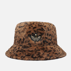 Панама adidas Originals SPRT Faux Fur, цвет коричневый