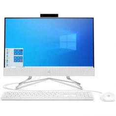 Моноблок 21,5&#039;&#039; HP 22-df0013ur 14P52EA J4025/4GB/1TB/FHD/Intel Internal Graphics/noDVD/kbd mouse wired/cam/Win10Home/snow white