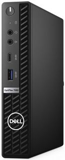 Компьютер Dell Optiplex 7080 Micro i5 10500/8GB/256GB SSD/UHDG 630/Linux/GBitEth/WiFi/BT/180W/клавиатура/мышь/черный