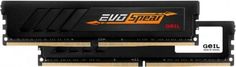 Модуль памяти DDR4 16GB (2*8GB) Geil GSB416GB3200C16BDC EVO Spear PC4-25600 3200MHz CL16 радиатор 1.35V