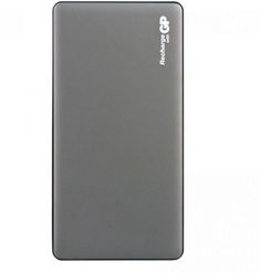 Аккумулятор внешний универсальный GP MP15 Li-Pol 15000mAh 2.4A+2.4A+3A серый 2xUSB