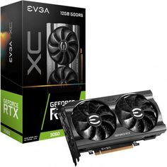 Видеокарта PCI-E EVGA GeForce RTX 3060 XC GAMING (12G-P5-3657-KR) 12GB GDDR6 192bit 8nm 1320/15000MHz HDMI/3*DP RTL