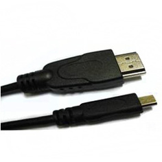 Кабель интерфейсный HDMI-micro HDMI Buro 19M/19M v 1.4