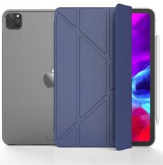Чехол BoraSco Tablet Case BoraSco 38884 для Apple iPad Pro 12,9&quot; (2018)/ (2020) темно-синий