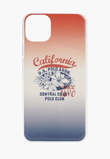 Чехол для iPhone U.S. Polo Assn. 11 Pro Max, PC/TPU Gradient California Blue/Red