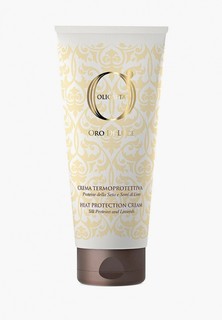 Крем для волос Barex Italiana Термозащитный с протеинами шёлка и семенем льна Heat Protection Cream, ORO DI LUCE, 200 мл.