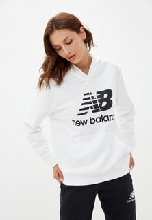 Худи New Balance NB Essentials Stacked Logo Oversized Pullover Hoodie