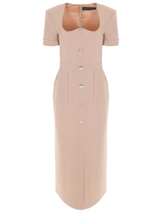 Платье шерстяное David Koma