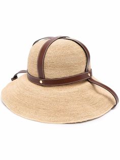 Fendi шляпа с широкими полями