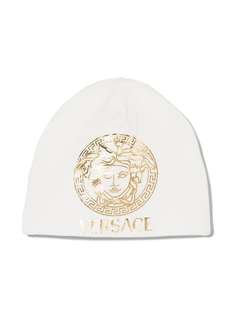 Versace Kids шапка бини с логотипом Medusa