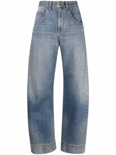 Victoria Beckham широкие джинсы с завышенной талией