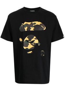 A BATHING APE® футболка с камуфляжным принтом Bape
