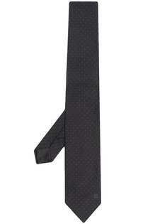 Givenchy шелковый галстук с вышитым логотипом 4G