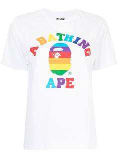 A BATHING APE® футболка с логотипом Bape