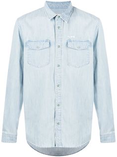 Zadig&Voltaire джинсовая рубашка Sala с фотопринтом