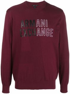 Armani Exchange джемпер с логотипом