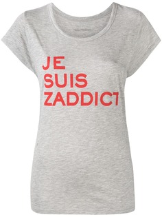 Zadig&Voltaire футболка с надписью