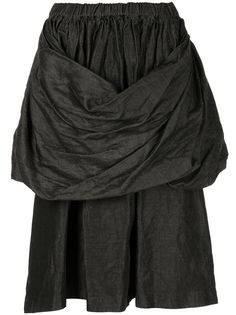 Comme Des Garçons Comme Des Garçons драпированная юбка миди