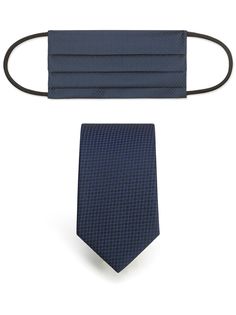 Dolce & Gabbana комплект из жаккардового галстука и маски