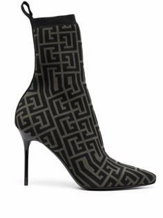 Balmain ботильоны Skye с монограммой