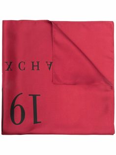 Armani Exchange шелковый платок с логотипом