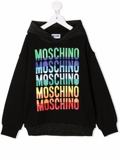 Moschino Kids худи с логотипом