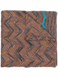 Missoni шарф с узором зигзаг
