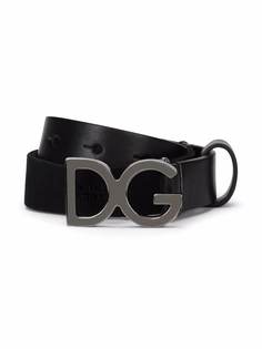 Dolce & Gabbana Kids ремень с пряжкой-логотипом