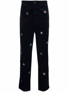Polo Ralph Lauren вельветовые брюки чинос с вышивкой