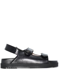 Gucci logo-plaque open-toe sandals