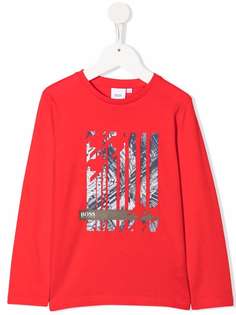 BOSS Kidswear футболка с логотипом