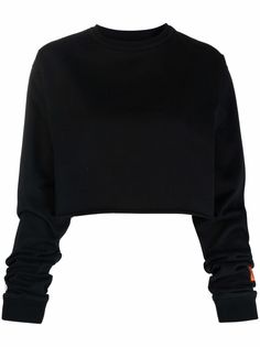 Heron Preston укороченная толстовка с логотипом