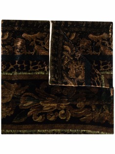 Pierre-Louis Mascia бархатный шарф с принтом