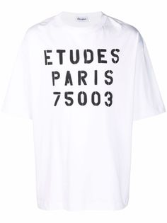 Etudes футболка с логотипом