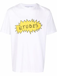 Etudes футболка с логотипом