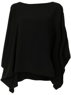 Ralph Lauren Collection драпированная блузка Faye с длинными рукавами