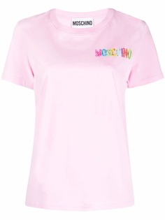 Moschino футболка с логотипом