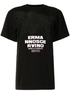 Ermanno Scervino футболка с кружевной вставкой