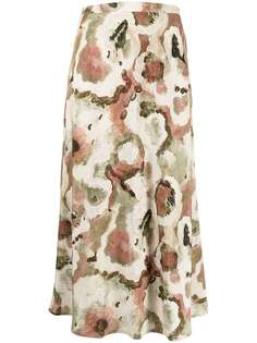Beaufille юбка миди с принтом