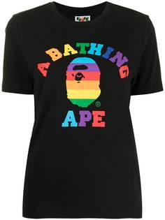 A BATHING APE® футболка с логотипом Bape
