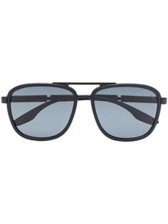 Prada Eyewear солнцезащитные очки-авиаторы Linea Rossa